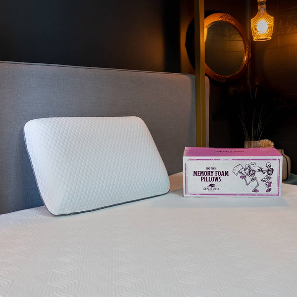 Breathable Medium Firm Memory Pillow – Dead Tired Bedding